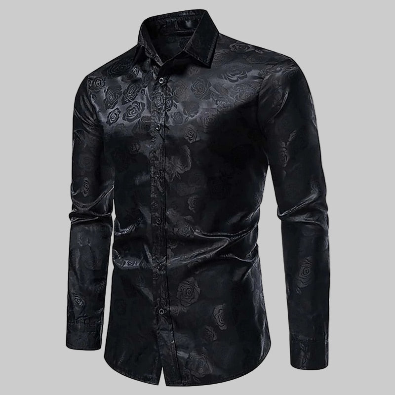 Men’s Long Sleeve Shirt With Gloss Finish