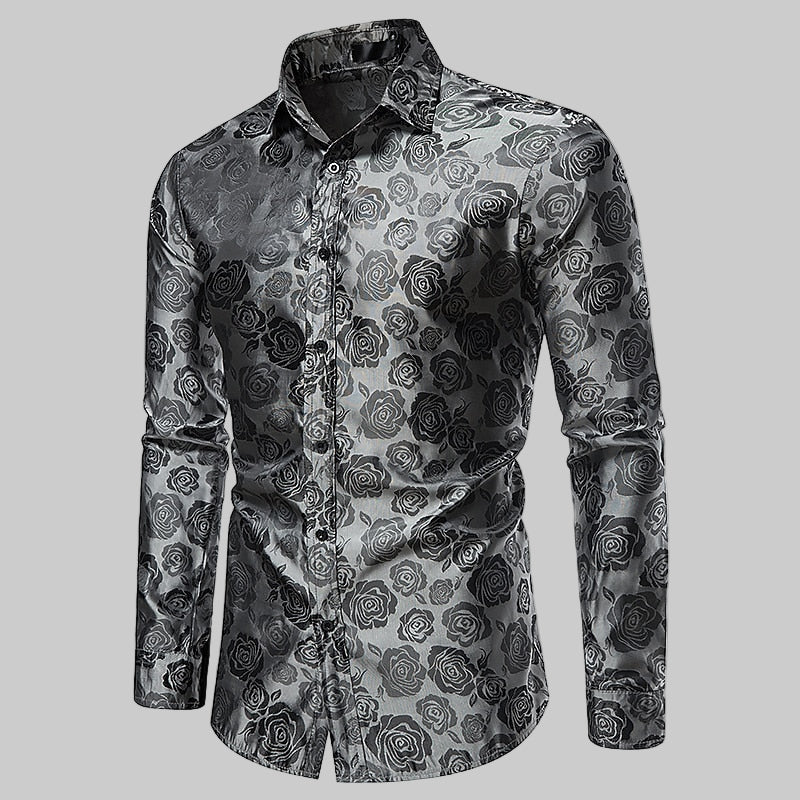 Men’s Long Sleeve Shirt With Gloss Finish