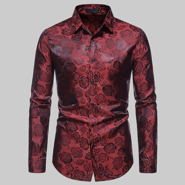Men’s Long Sleeve Shirt With Gloss Finish