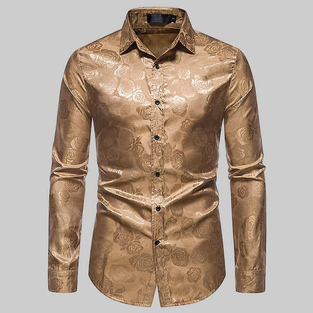 Men’s Long Sleeve Shirt With Gloss Finish
