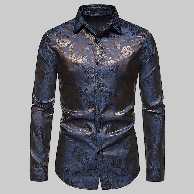 Men’s Long Sleeve Shirt With Gloss Finish
