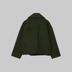 Women’s Short Coat With Wide Lapels