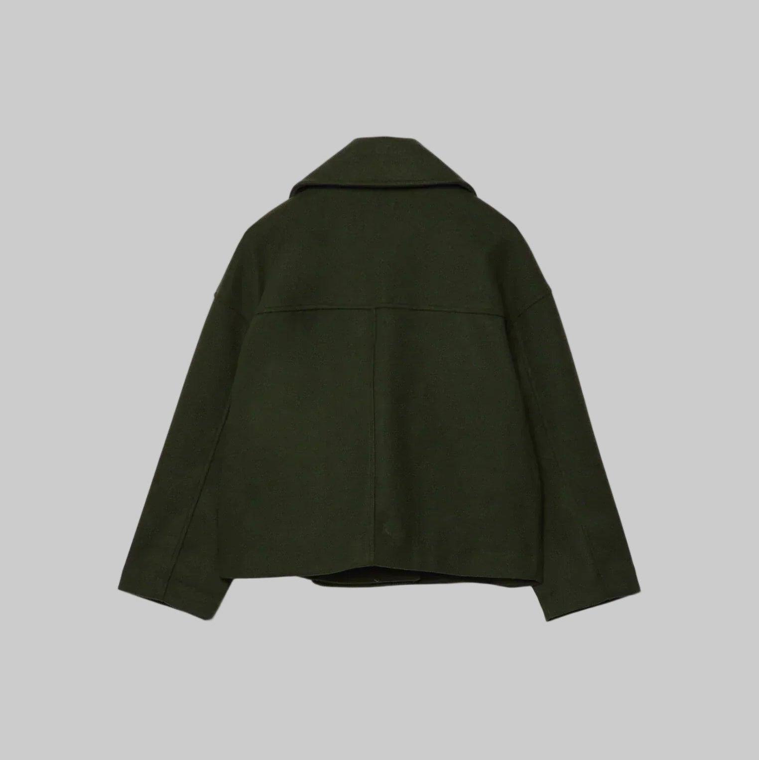 Women’s Short Coat With Wide Lapels