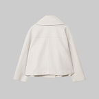 Women’s Short Coat With Wide Lapels