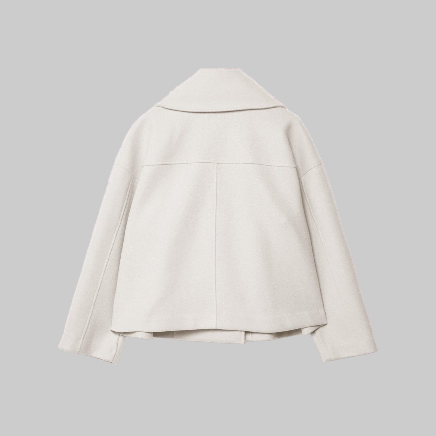 Women’s Short Coat With Wide Lapels