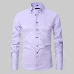 Men’s Long Sleeve Business Shirt Formal Button-Up