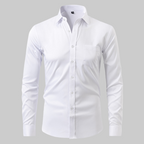 Men’s Long Sleeve Business Shirt Formal Button-Up