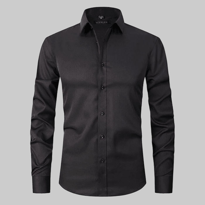 Men’s Long Sleeve Business Shirt Formal Button-Up