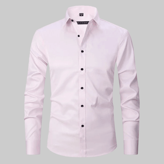 Men’s Long Sleeve Business Shirt Formal Button-Up