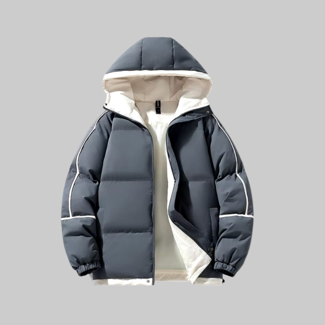Unisex Puffer Parka With Hood