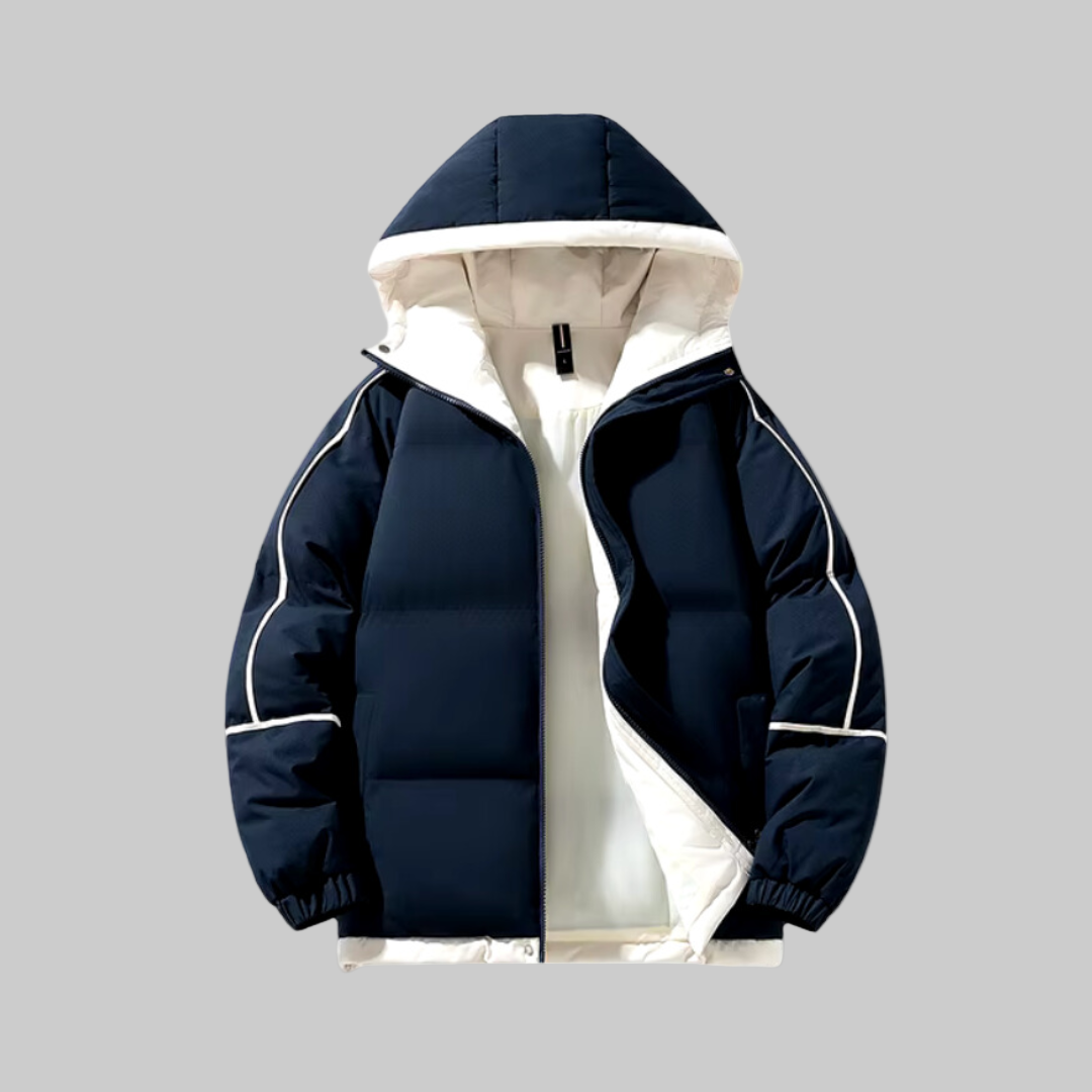 Unisex Puffer Parka With Hood