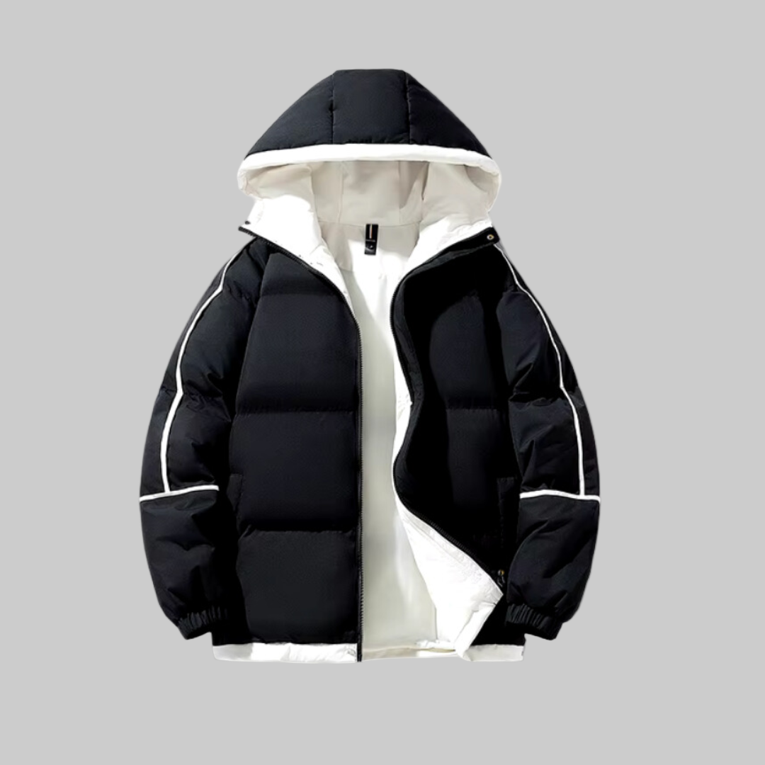 Unisex Puffer Parka With Hood