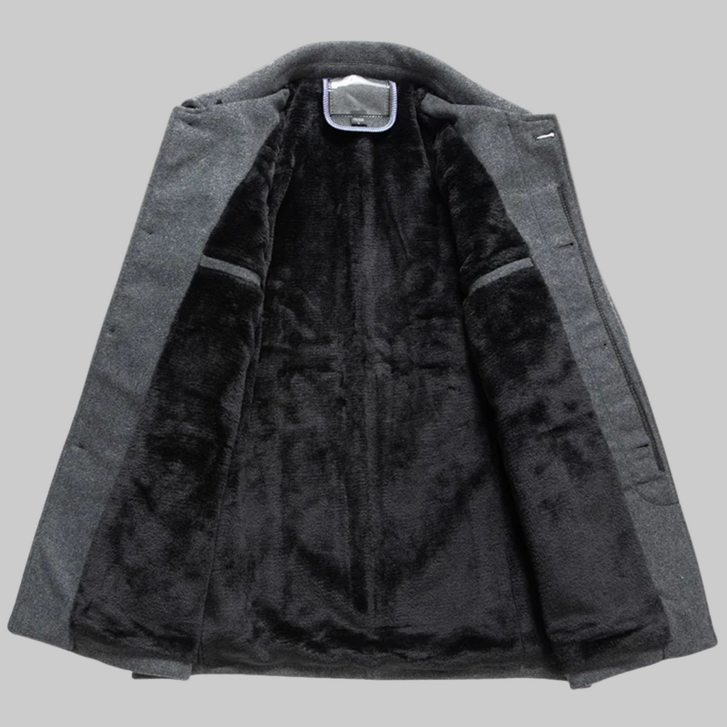 Men’s Button-Up Jacket With Pockets