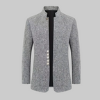 Men’s Stand Collar Jacket With Pockets
