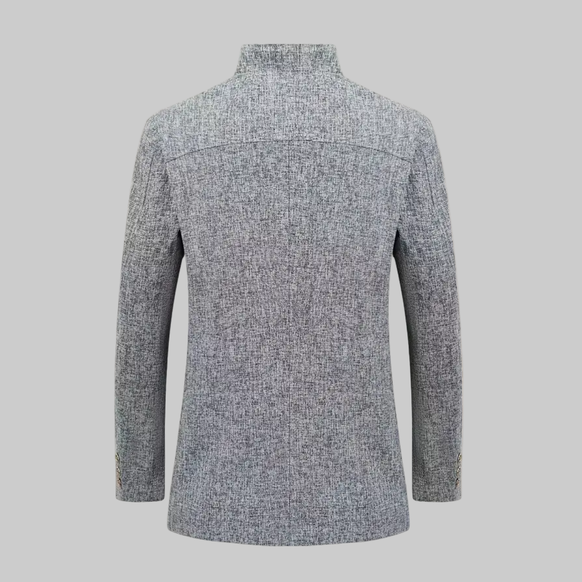 Men’s Stand Collar Jacket With Pockets