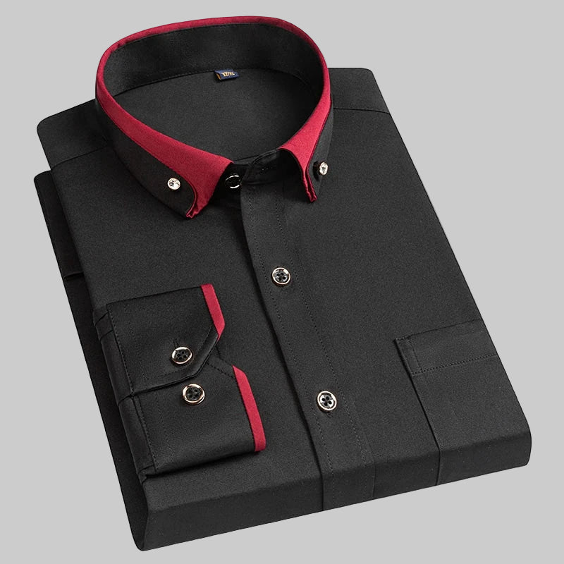 Men’s Shirt With Contrast Collar
