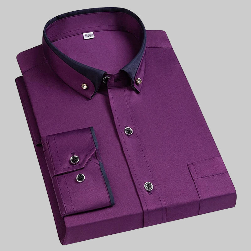 Men’s Shirt With Contrast Collar