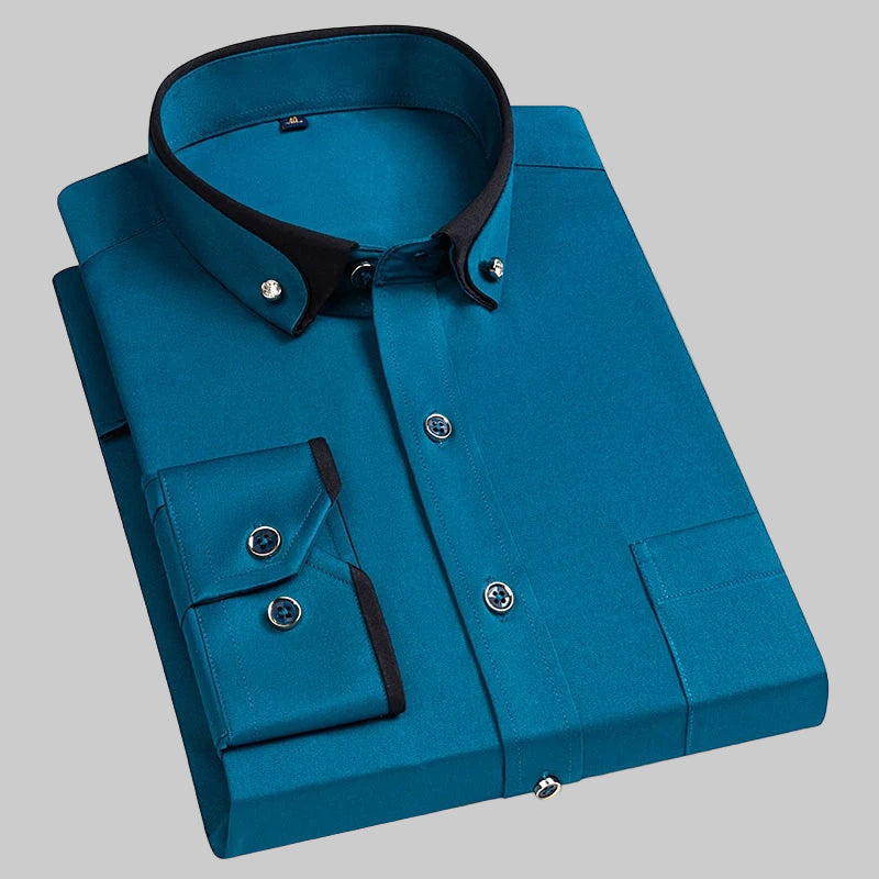 Men’s Shirt With Contrast Collar