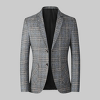 Men’s Slim Fit Blazer With One-Button Design