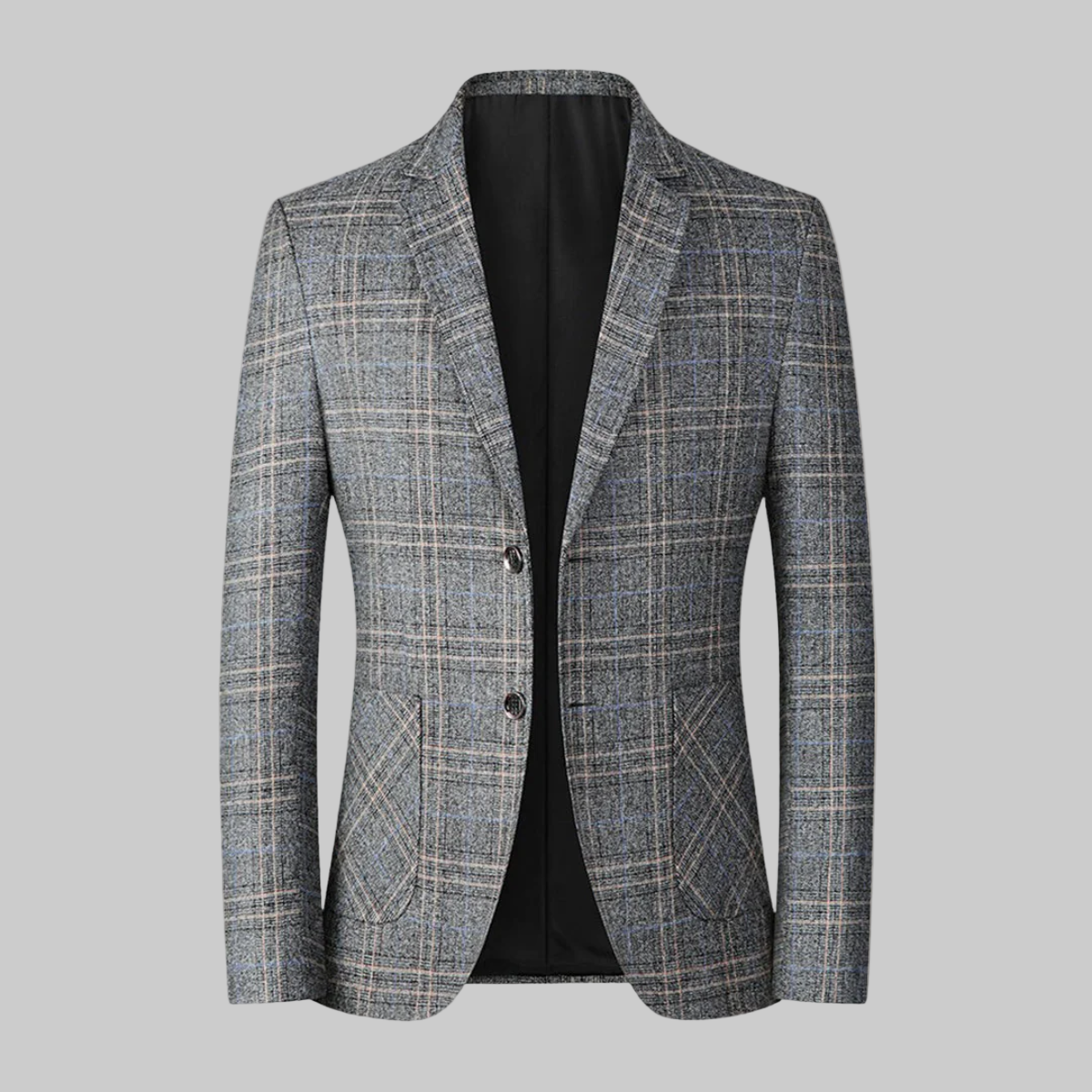 Men’s Slim Fit Blazer With One-Button Design