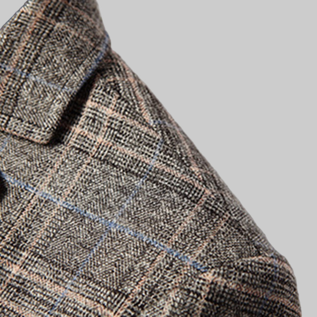 Men’s Slim Fit Blazer With One-Button Design