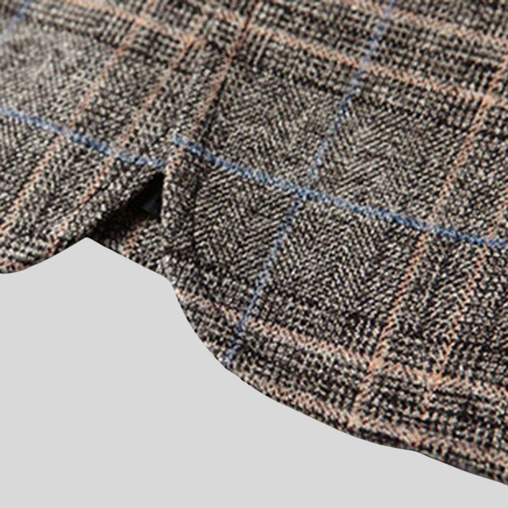 Men’s Slim Fit Blazer With One-Button Design