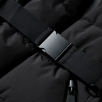 Women's Water-Resistant Puffer Jacket with Belt