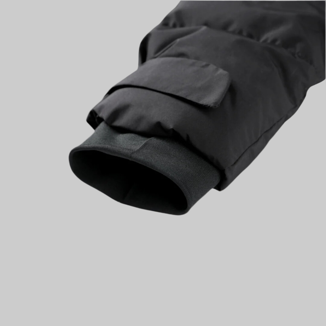 Women's Water-Resistant Puffer Jacket with Belt