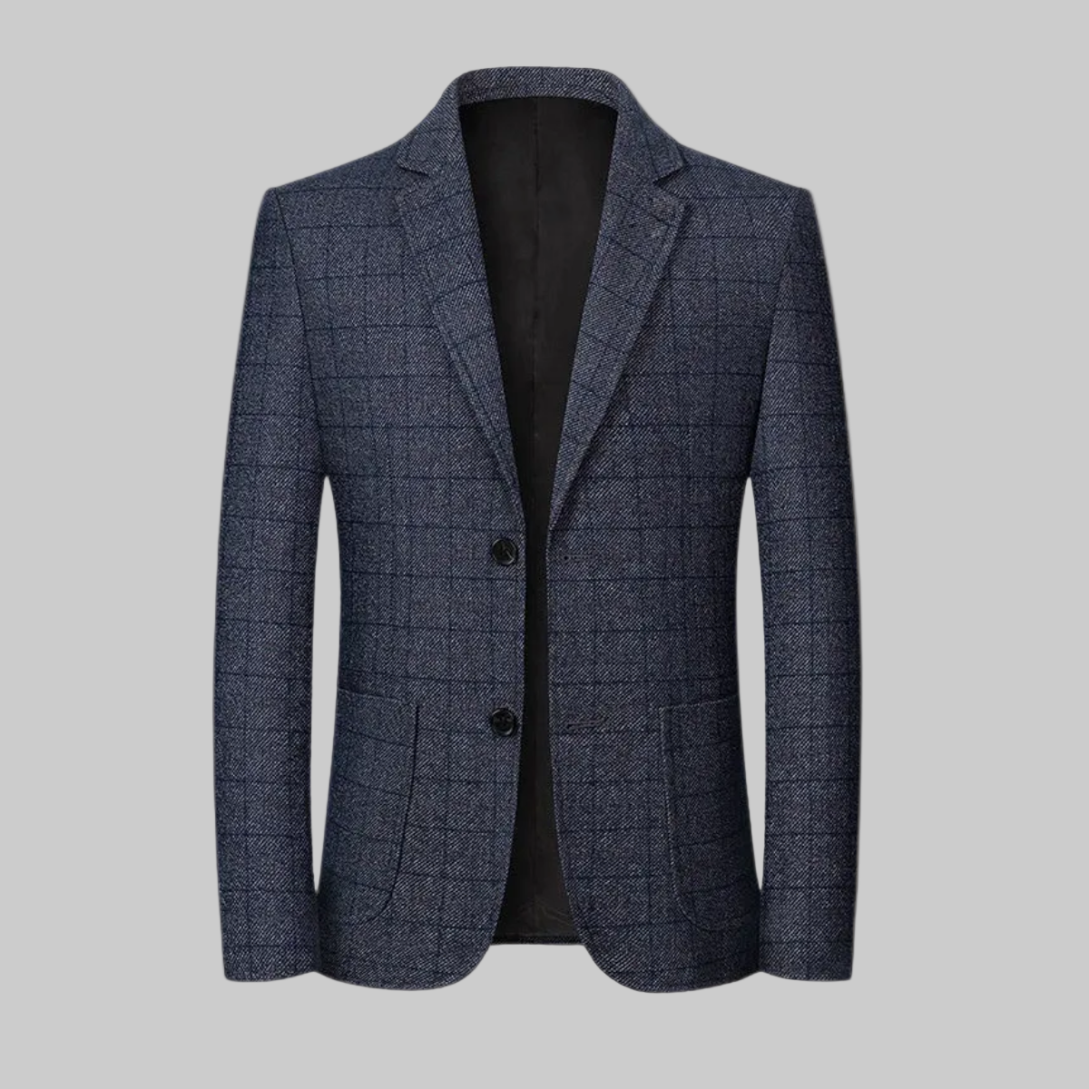Men’s Slim Fit Plaid Blazer