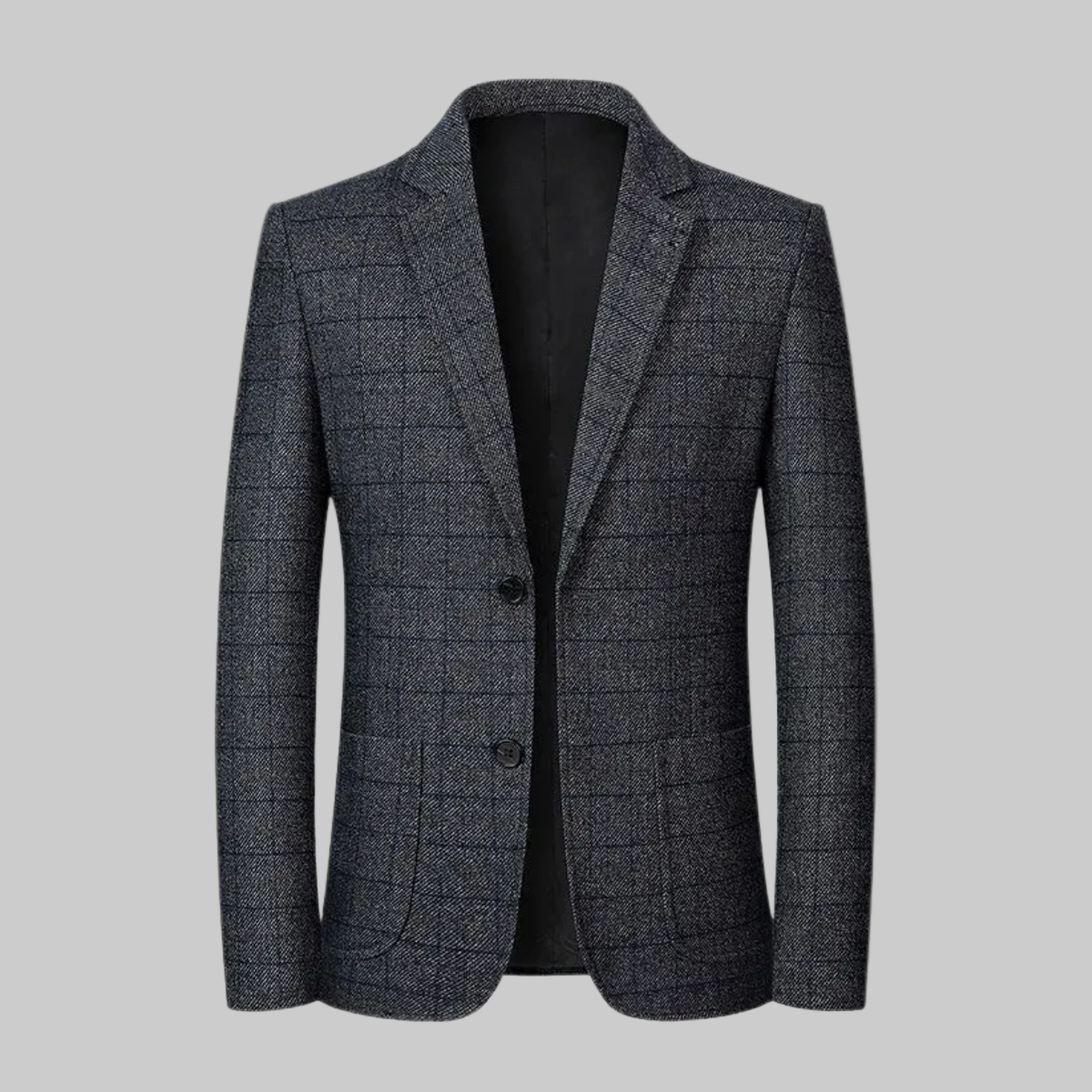 Men’s Slim Fit Plaid Blazer