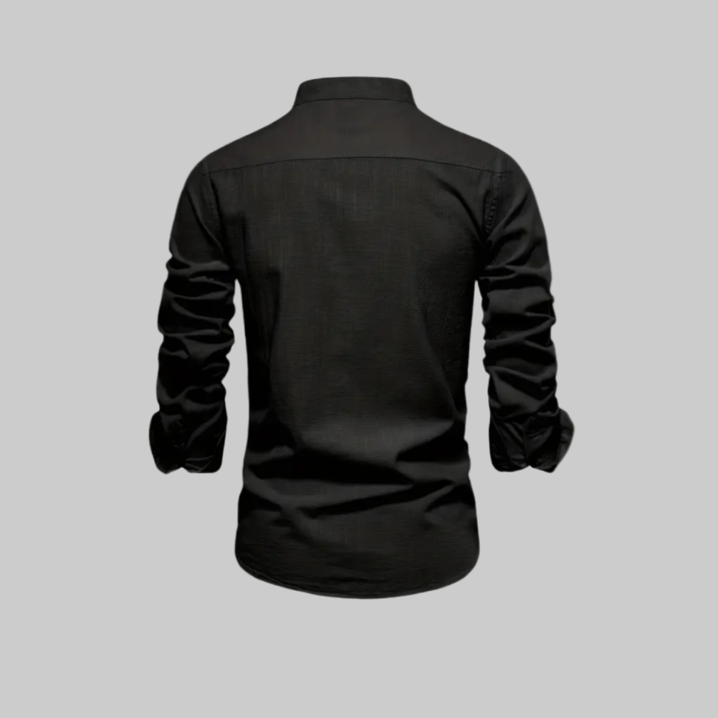 Men’s Long Sleeve Stand Collar