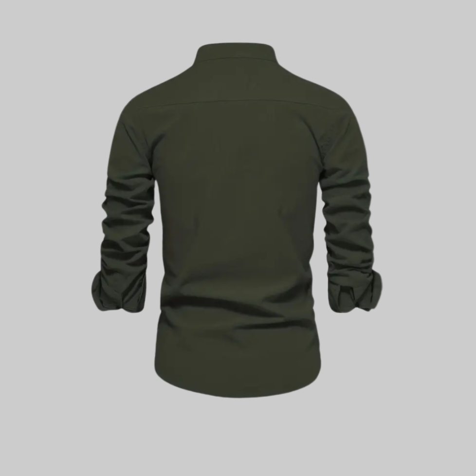 Men’s Long Sleeve Stand Collar