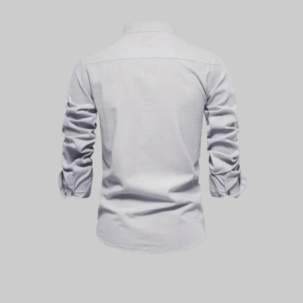 Men’s Long Sleeve Stand Collar