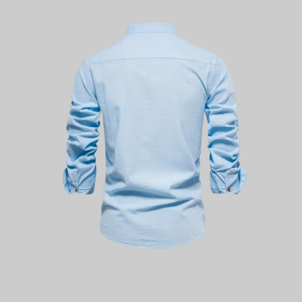 Men’s Long Sleeve Stand Collar