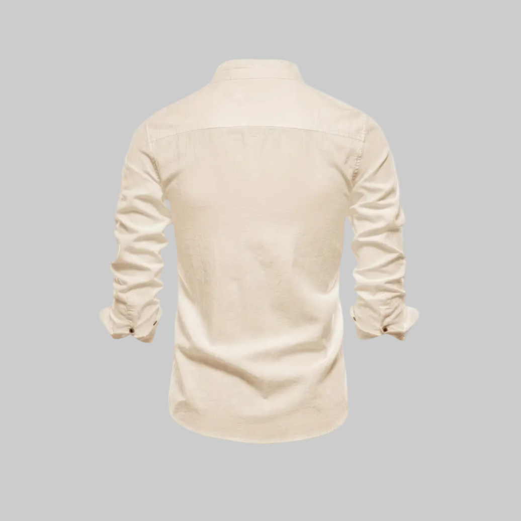 Men’s Long Sleeve Stand Collar