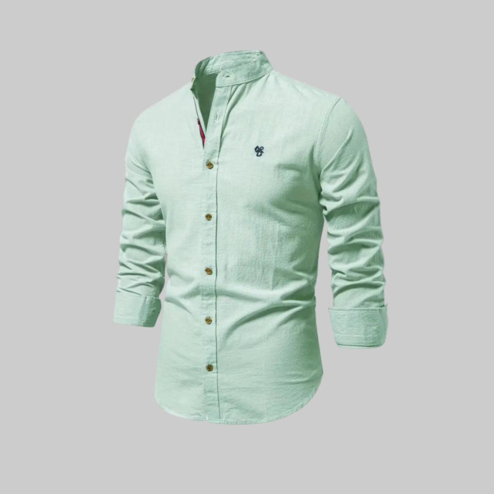 Men’s Long Sleeve Stand Collar