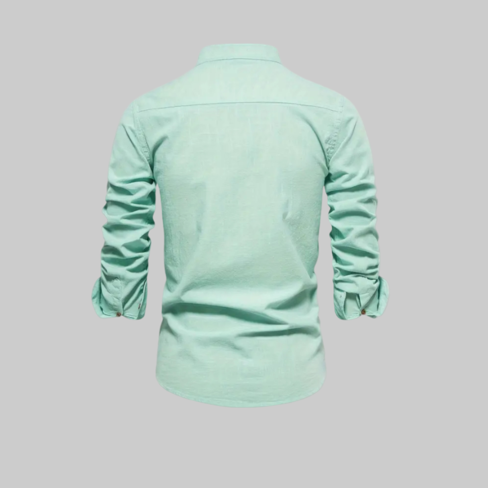 Men’s Long Sleeve Stand Collar