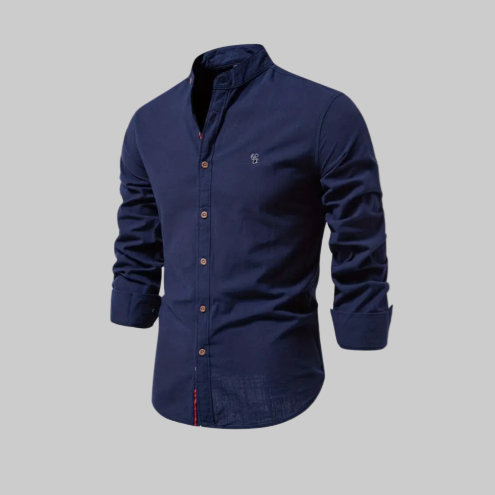 Men’s Long Sleeve Stand Collar