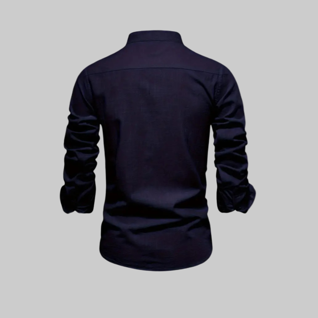 Men’s Long Sleeve Stand Collar